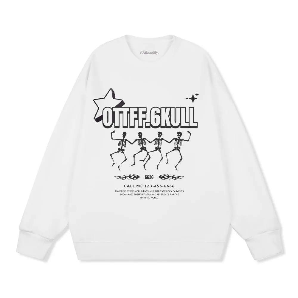 6Kull | Skeleton Dance Sweatshirt