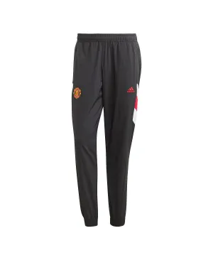 adidas Manchester United Football Icon Men's Black Training Pants