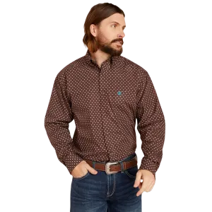 Ariat Men's Barrett Chocolate Classic Fit Shirt