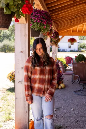 Barry Plaid Shirt | Ginger Spice