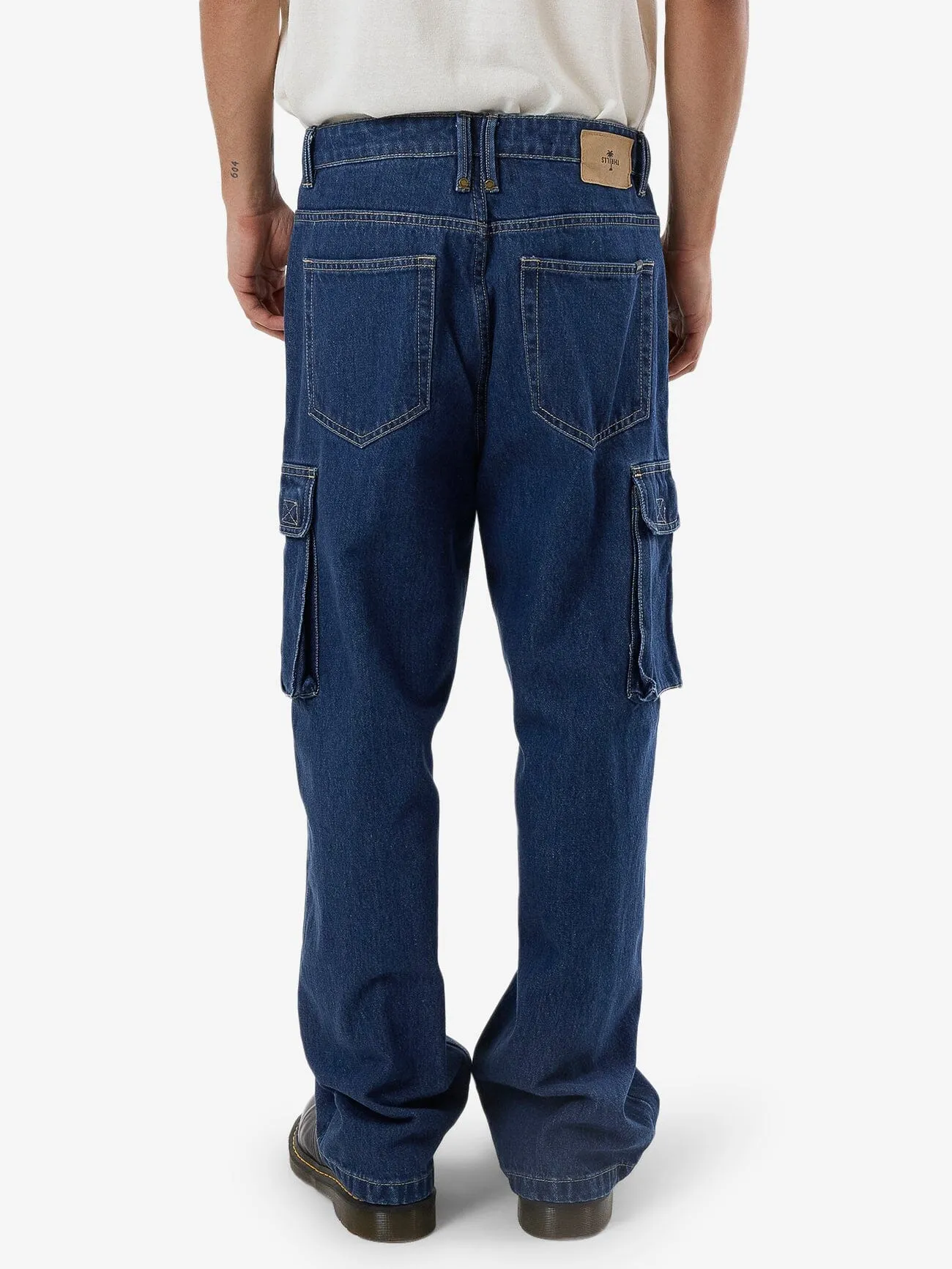 Big Slacker Denim Cargo Jean - Union Blue