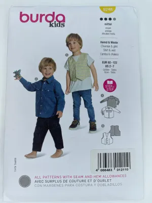 BURDA KIDS Shirt & Vest - 9248