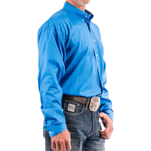 Cinch Men's Blue Classic Fit Shirt