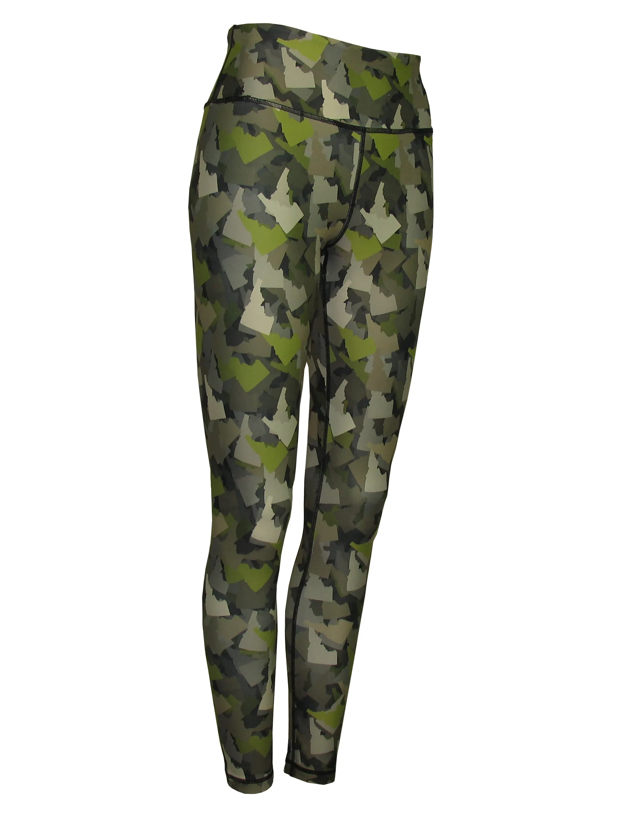 Idaho Camo Print Patterned All Sport Leggings