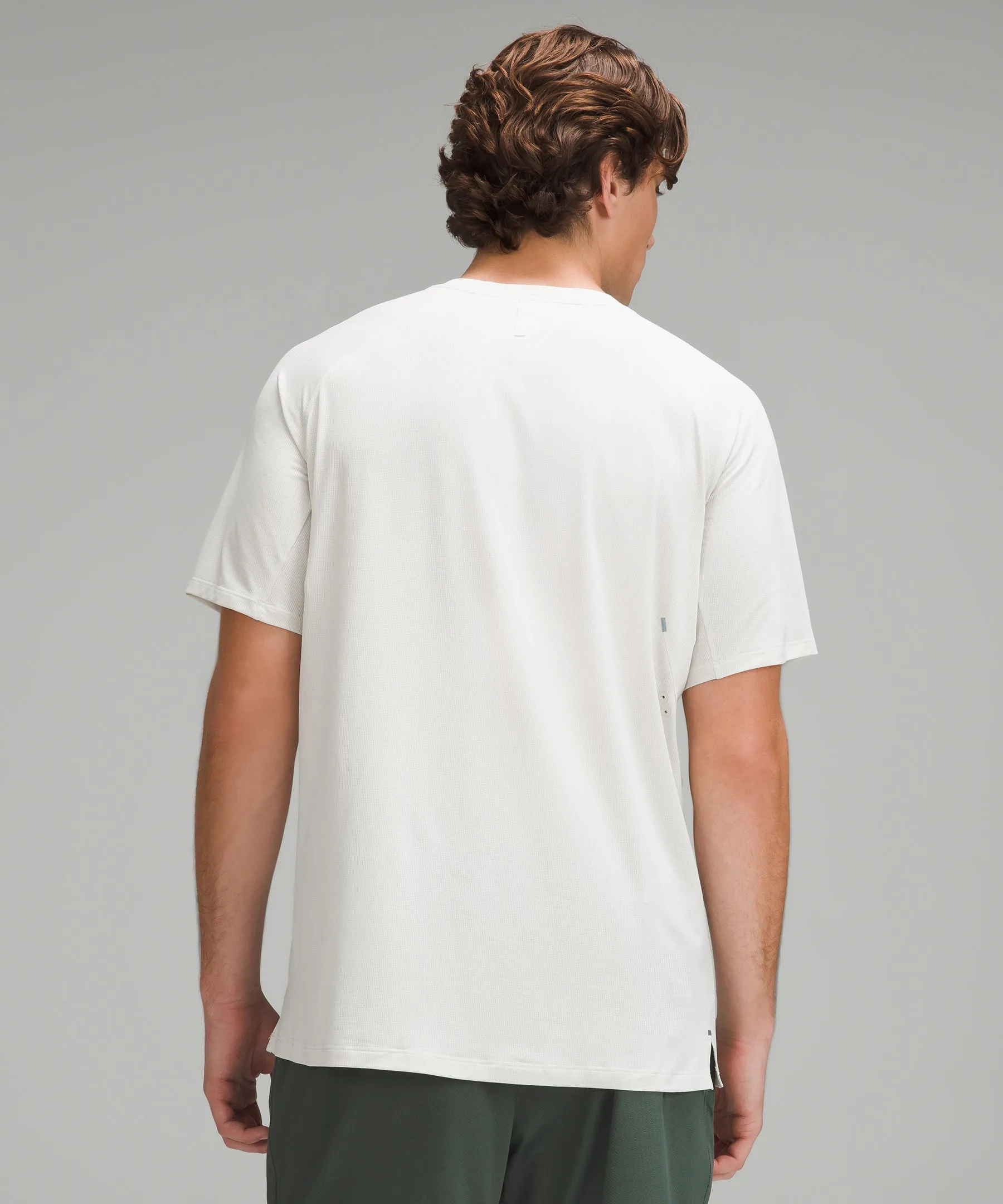 LULULEMON HEATHERED BONE ULTRALIGHT TRAINING TEE