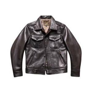 Men's British Army P37 Leather Jacket