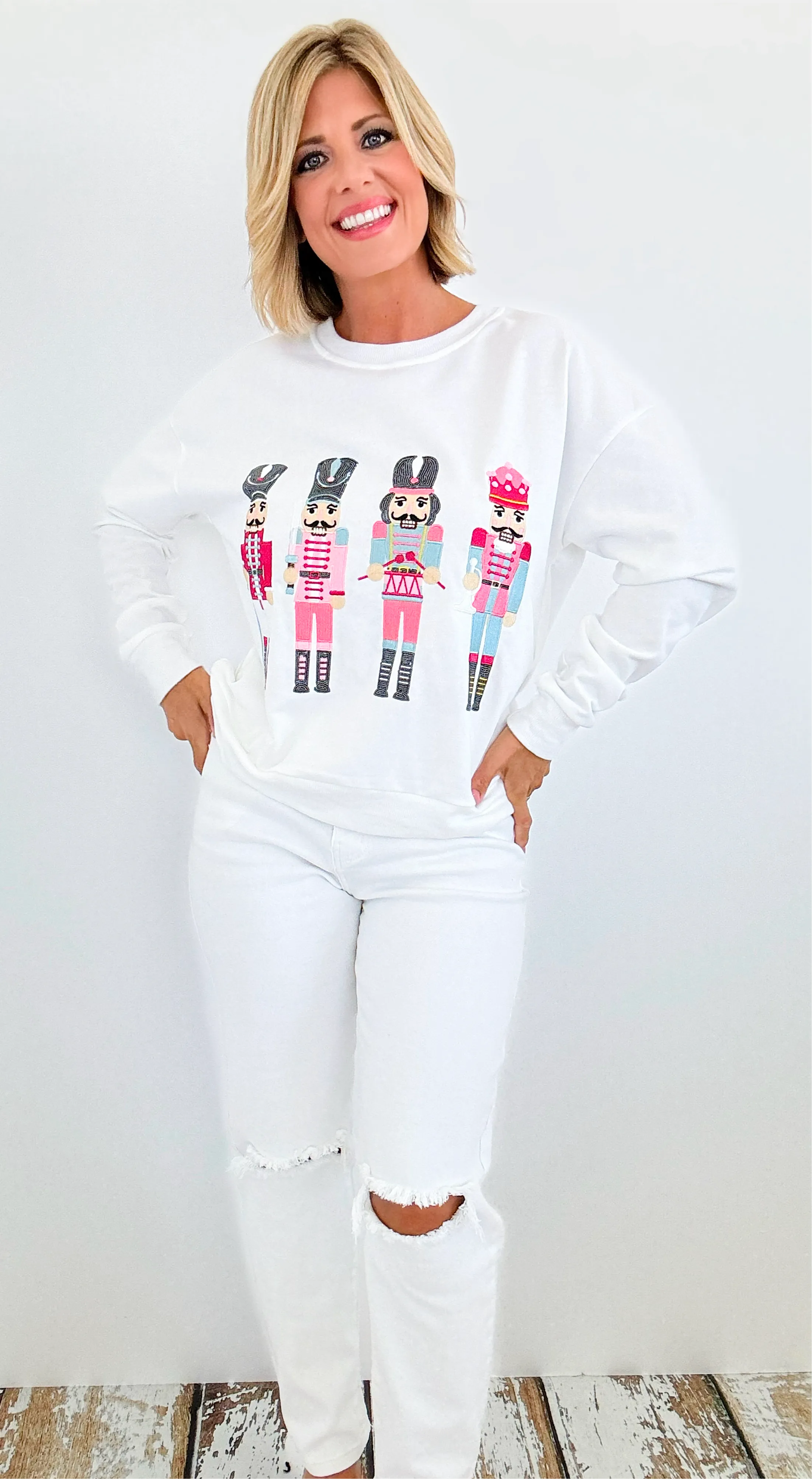 Nutcracker Printed Sweatshirt