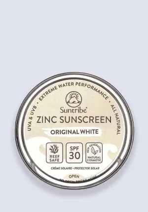 Suntribe Natural Mineral Face & Sport Zinc Sunscreen Original White SPF 50 45g