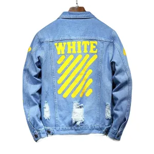 White Hype Denim Jacket